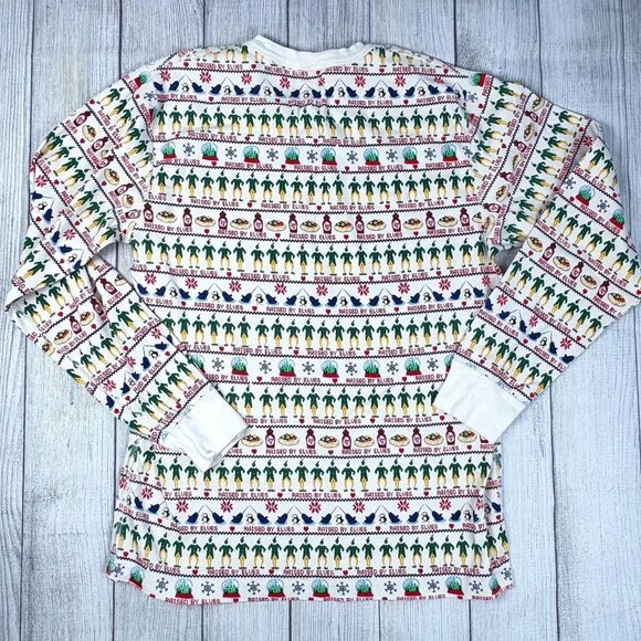 Hanna Andersson 100% Organic Cotton ELF Christmas Pajama Top Adult XL - Picture 6 of 7